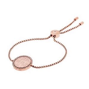 $78 Michael Kors Heirloom Adjustable Slider Bracelet in Rose Gold-Tone